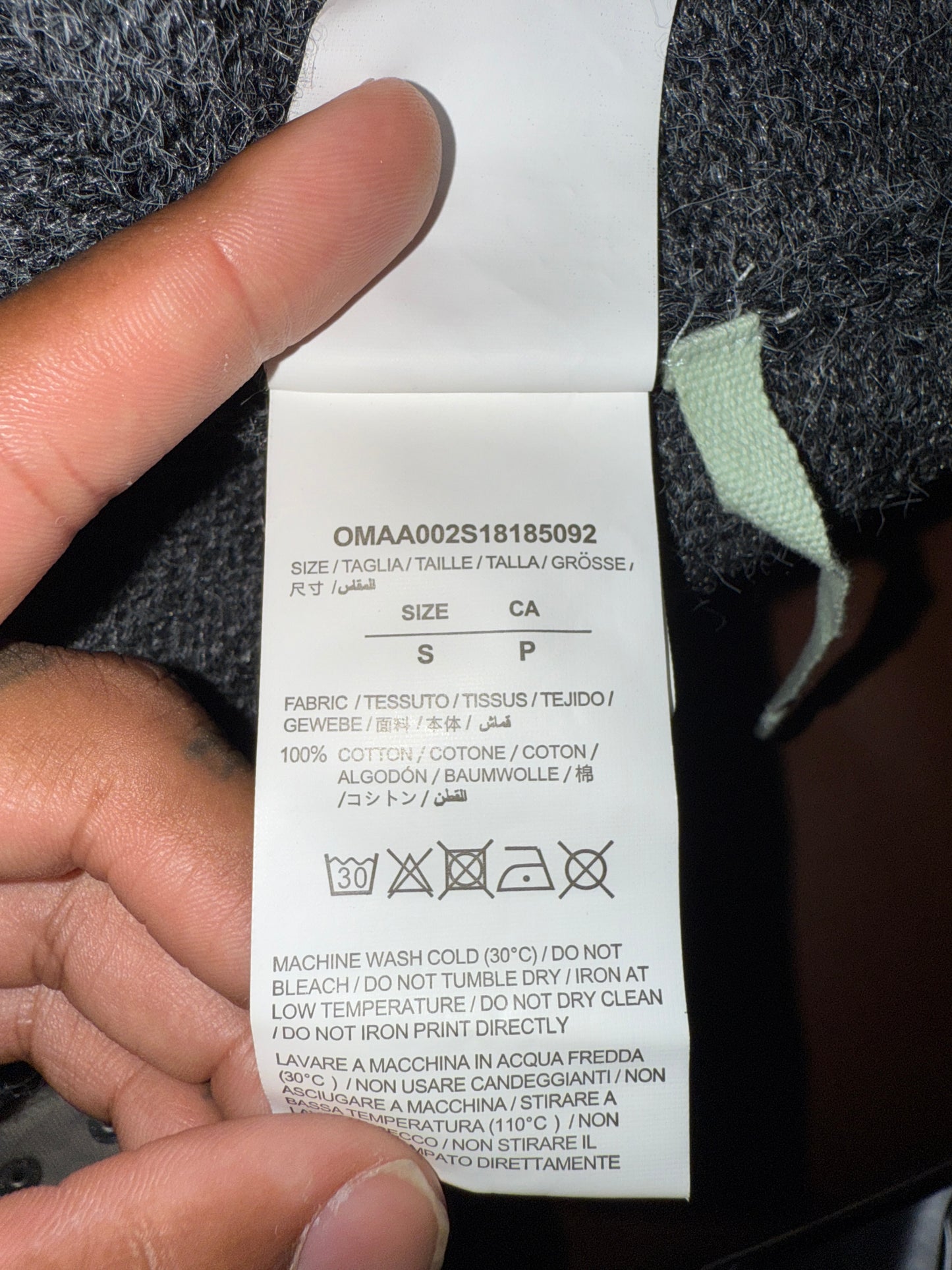 OFF-WHITE MOHAIR SWEATER 2013 COLLECTION