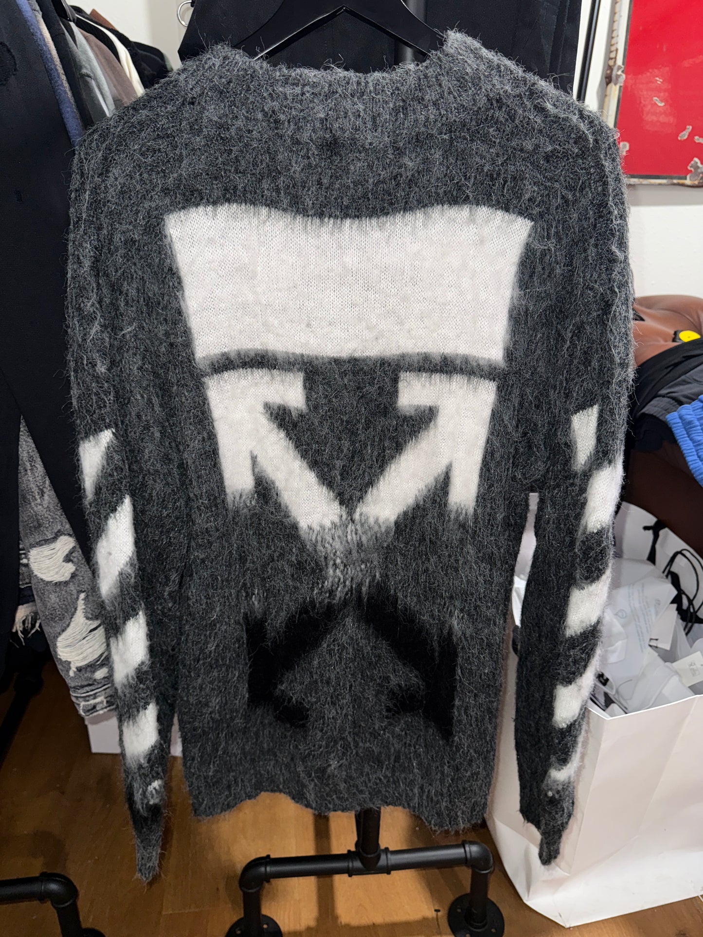 OFF-WHITE MOHAIR SWEATER 2013 COLLECTION