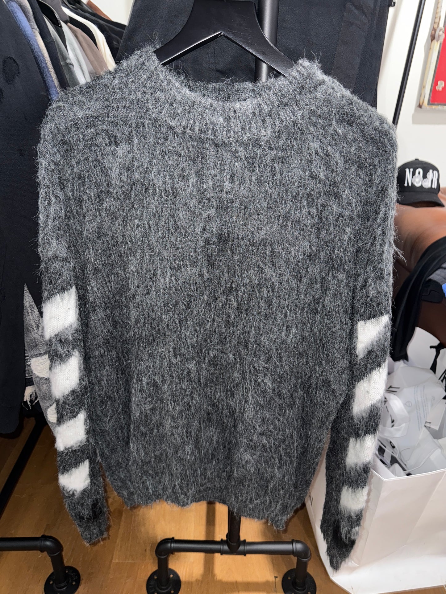 OFF-WHITE MOHAIR SWEATER 2013 COLLECTION