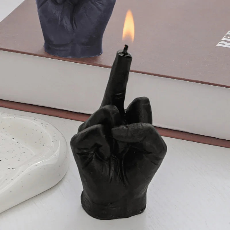 Middle Finger Scented Candles Home Decor Wedding Gifts Emergency Candles for Party