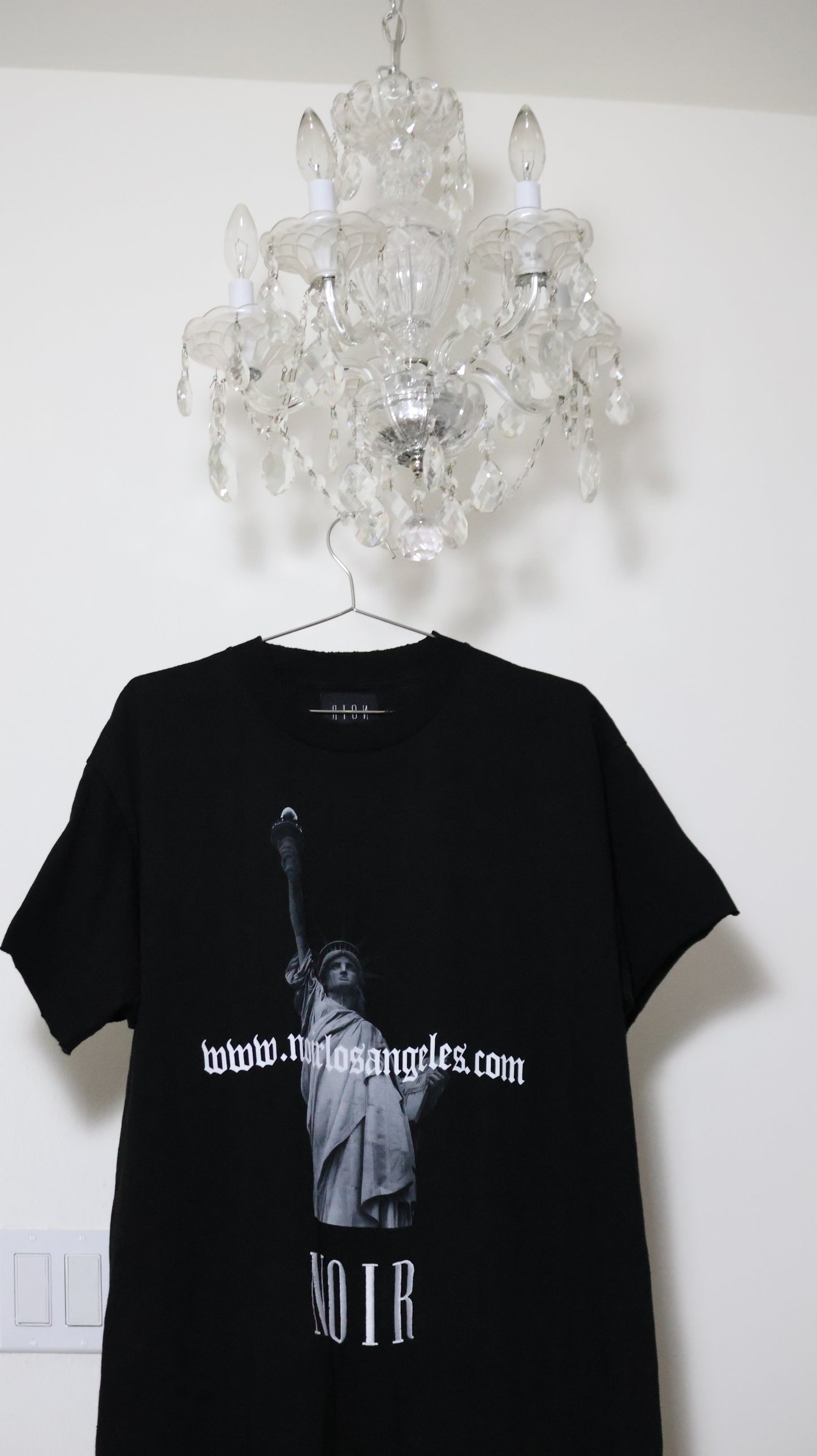 URL New Based Distressed Raw Edge Shirt