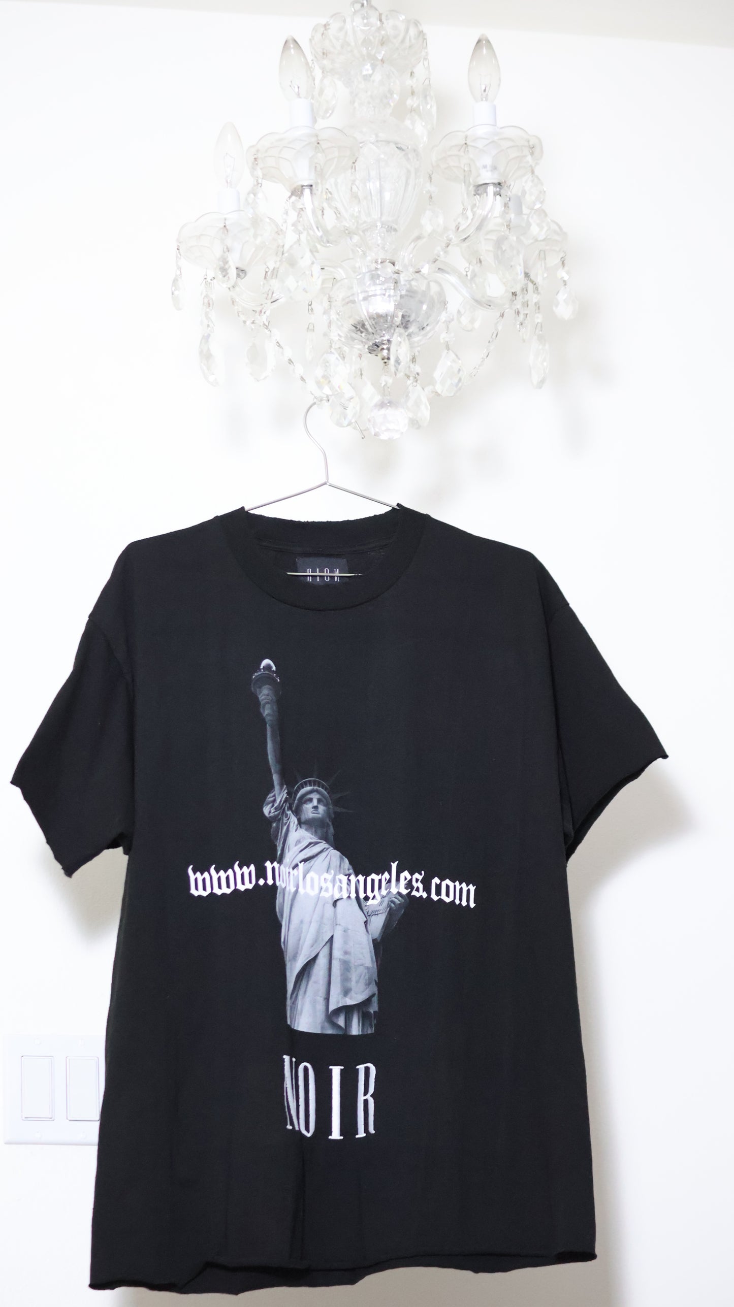 URL New Based Distressed Raw Edge Shirt
