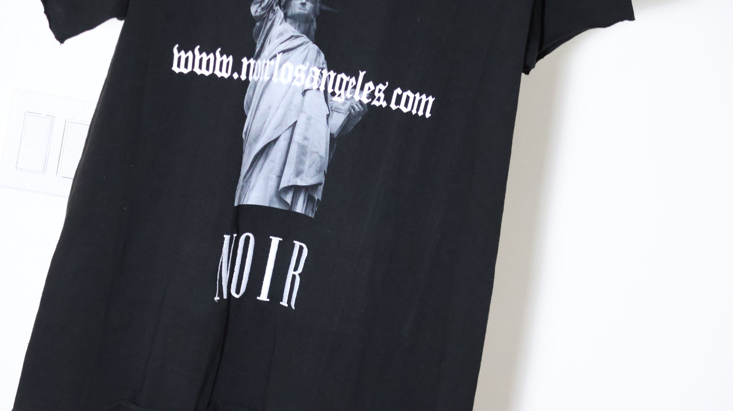 URL New Based Distressed Raw Edge Shirt