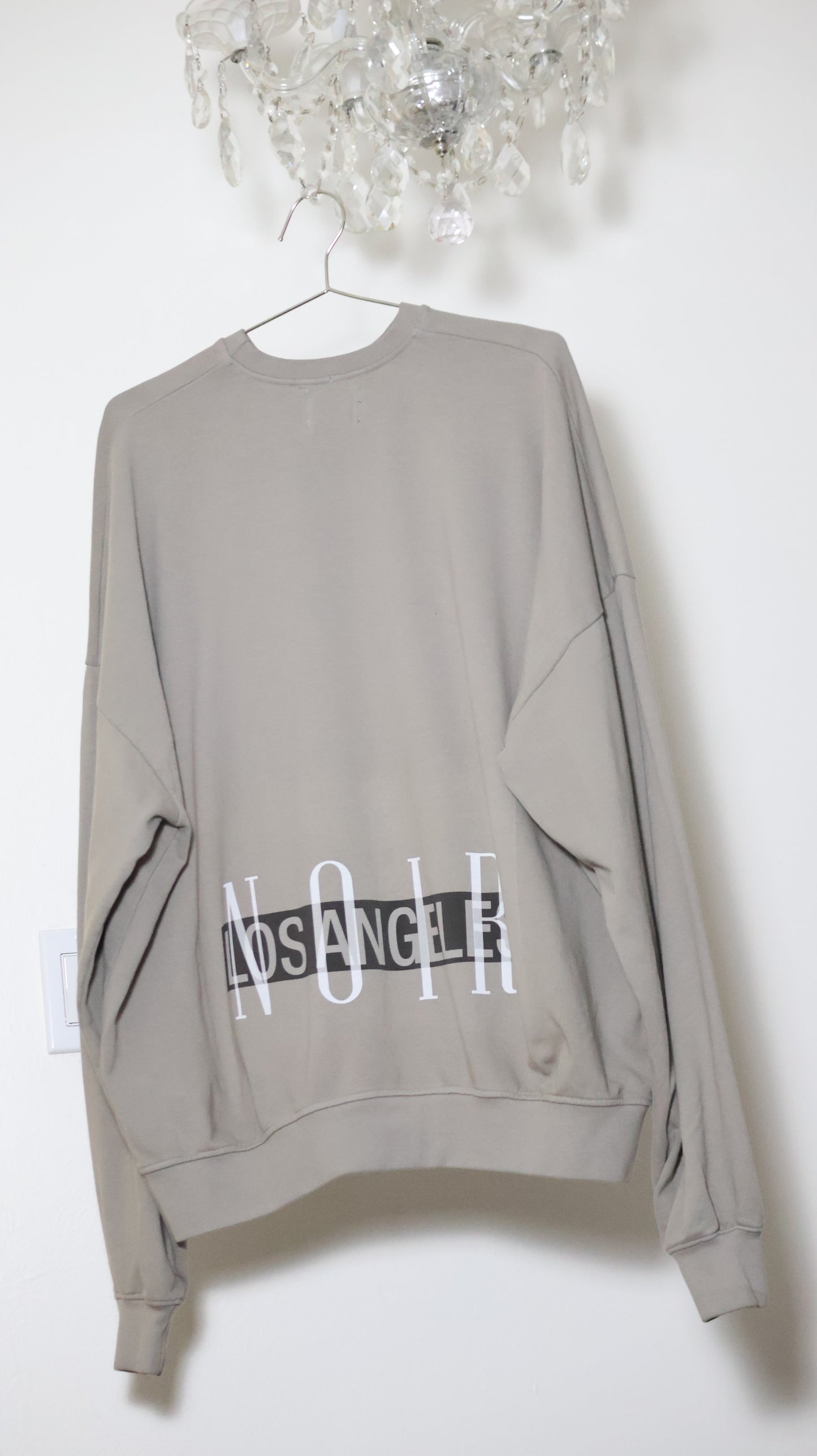 FLOWER Taupe Oversized French Terry Unisex