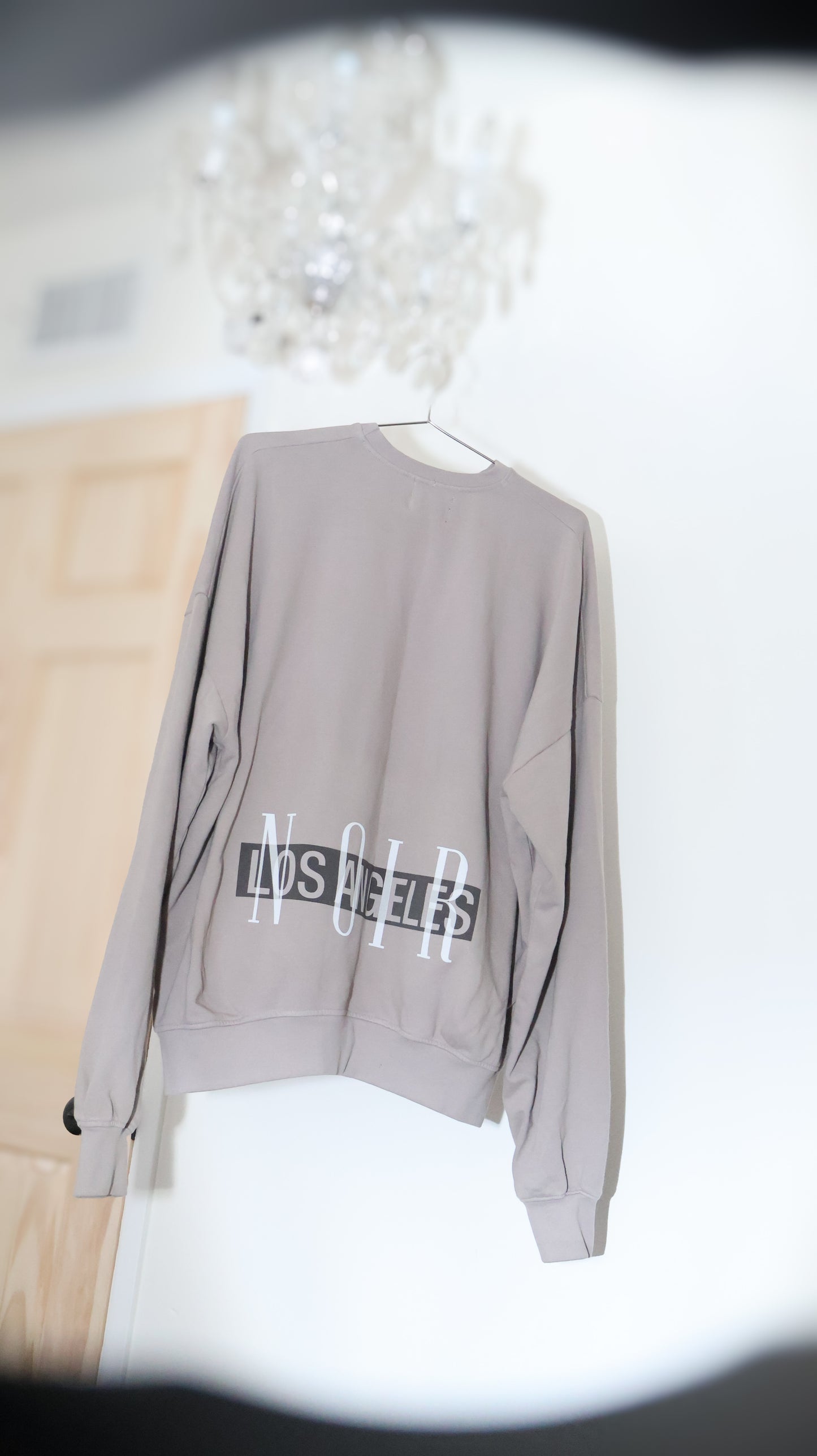 FLOWER Taupe Oversized French Terry Unisex