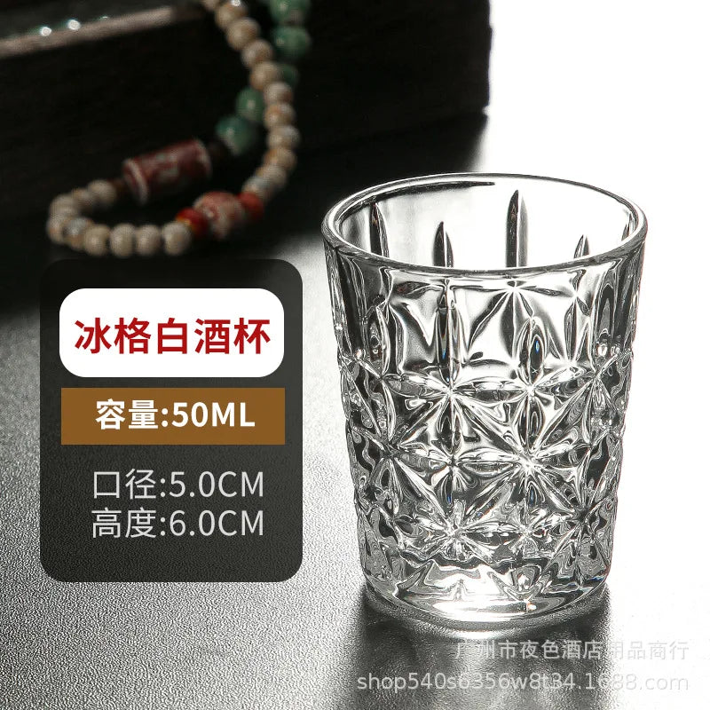 Multiple Styles Glass Cup Luxury Liquor Glass Wine Bar Party Restaurant Home Small Goblet Tasting Small Wine Glasses