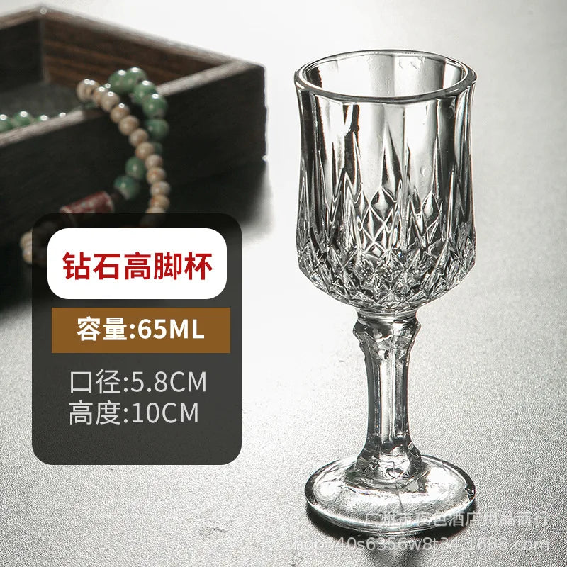 Multiple Styles Glass Cup Luxury Liquor Glass Wine Bar Party Restaurant Home Small Goblet Tasting Small Wine Glasses