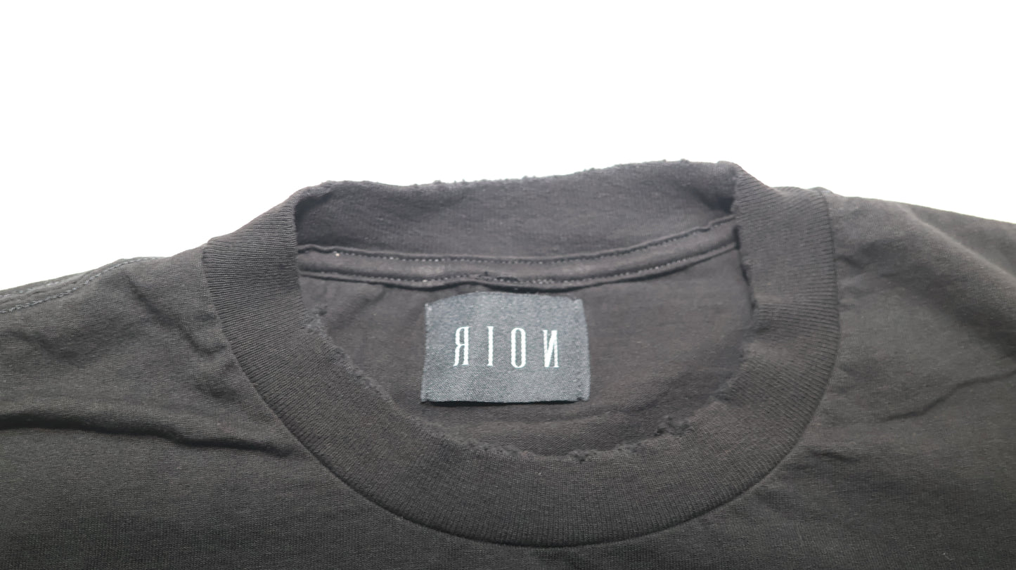 URL New Based Distressed Raw Edge Shirt