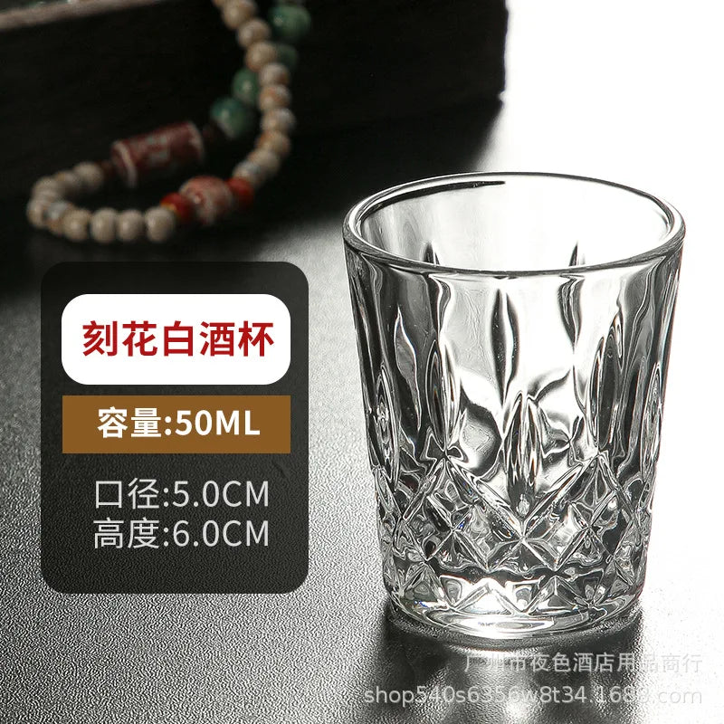 Multiple Styles Glass Cup Luxury Liquor Glass Wine Bar Party Restaurant Home Small Goblet Tasting Small Wine Glasses