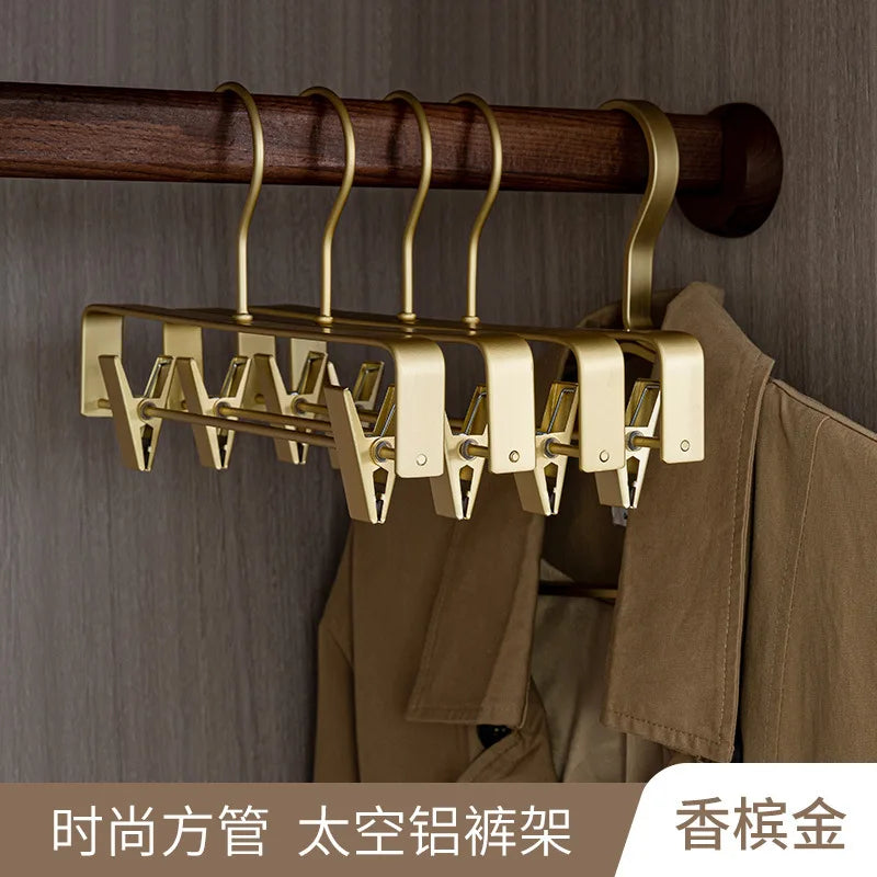 Hangers for Clothes Thickened Drying Hanger Bedroom Coat Rack Wardrobe Clothing Sapce Save Socks Skirt Pants Organizer Storage