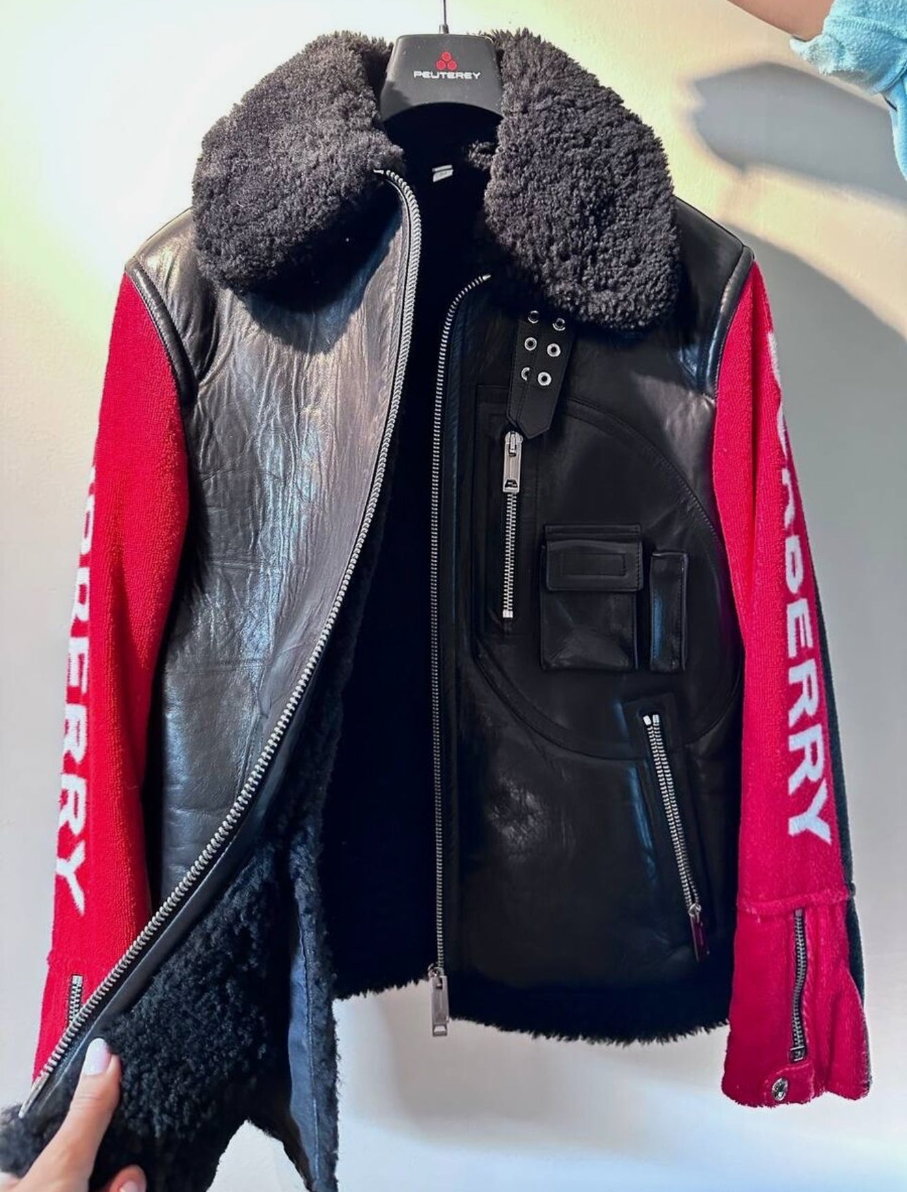 Burberry Runway Shearling Jacket