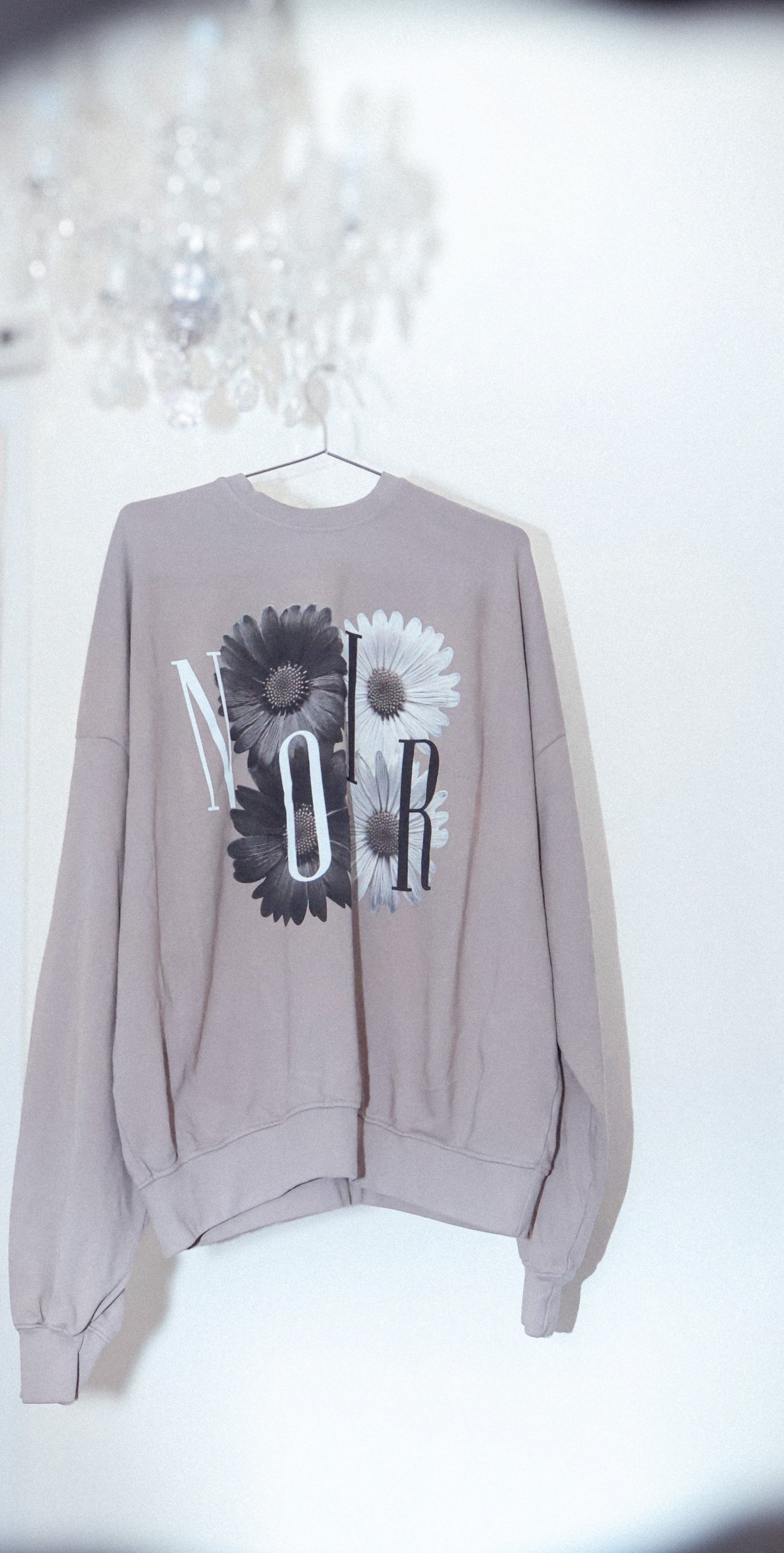 FLOWER Taupe Oversized French Terry Unisex