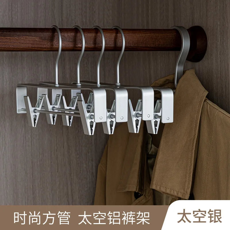 Hangers for Clothes Thickened Drying Hanger Bedroom Coat Rack Wardrobe Clothing Sapce Save Socks Skirt Pants Organizer Storage