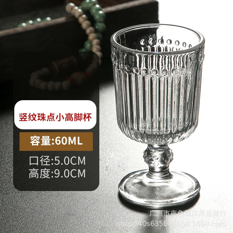 Multiple Styles Glass Cup Luxury Liquor Glass Wine Bar Party Restaurant Home Small Goblet Tasting Small Wine Glasses