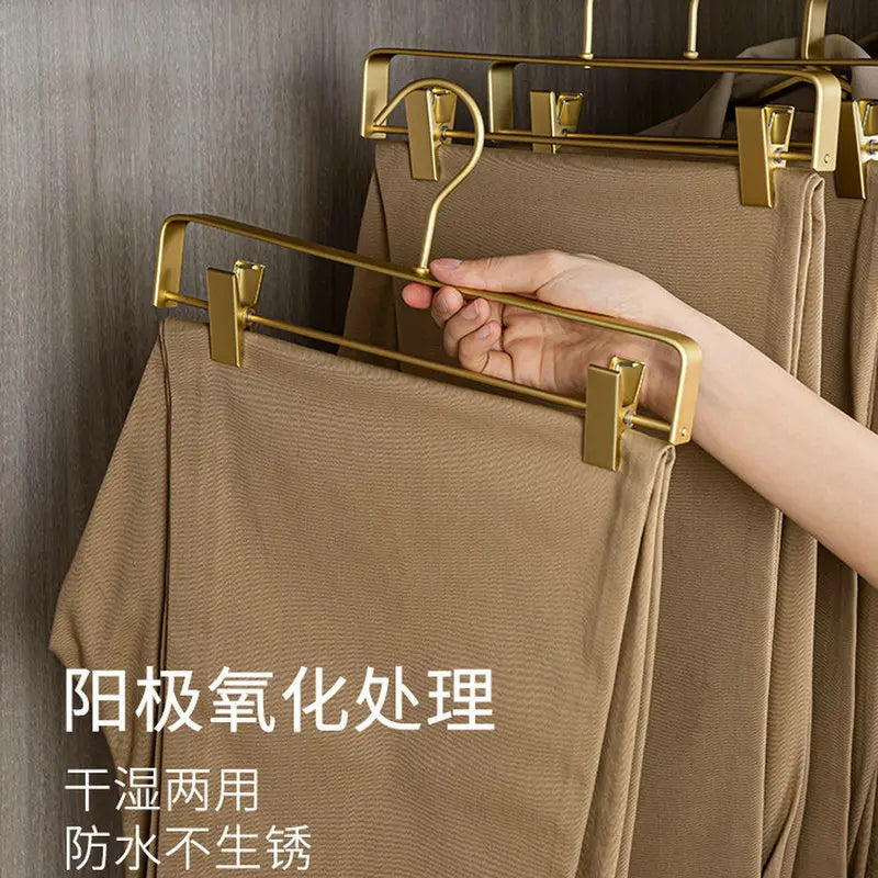 Hangers for Clothes Thickened Drying Hanger Bedroom Coat Rack Wardrobe Clothing Sapce Save Socks Skirt Pants Organizer Storage